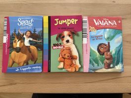 Lot de 3 livres jeunesse - Spirit, Vaiana & Jumper