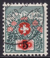 Portomarke SBK-Nr. 38 (Aufbrauchsausgabe 1916) gestempelt
