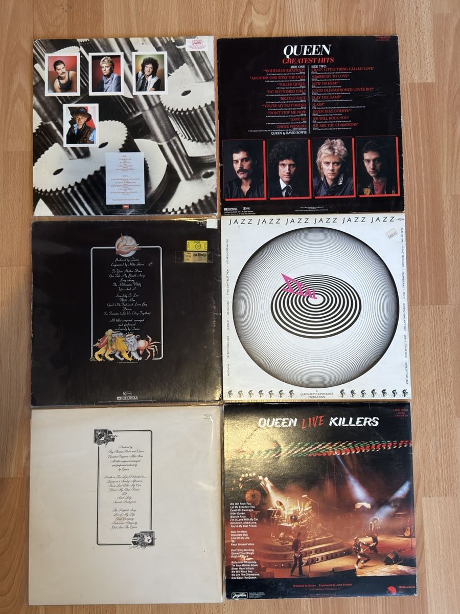 Dischi in vinile: Queen Vinyl Sammlung 6 LPs UK Original Press Set – Usato da Muttenz venduto da Petar777 1