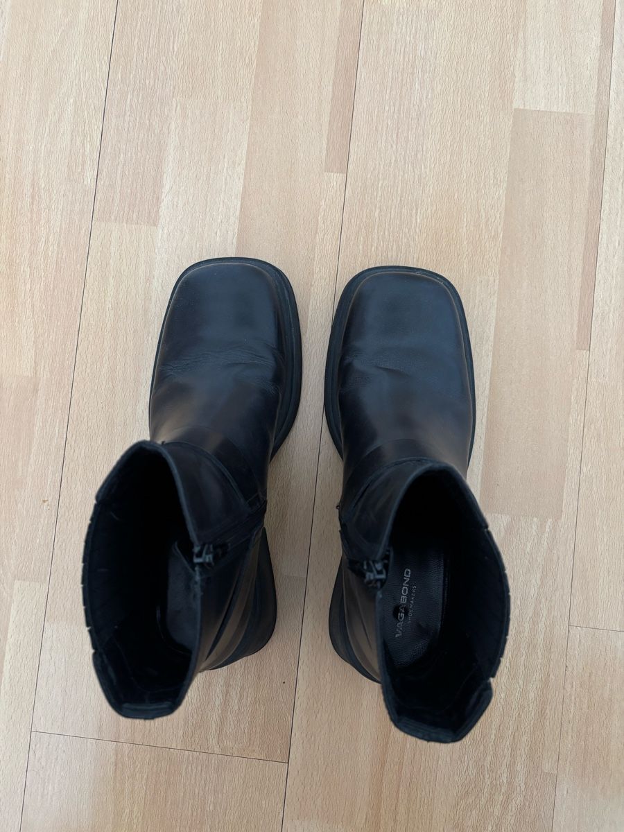 Vagabond Scarpe da donna: Black Leather Vagabond Platform Boots - Size 40 – Usato da Zürich venduto da emb_fp8m 4
