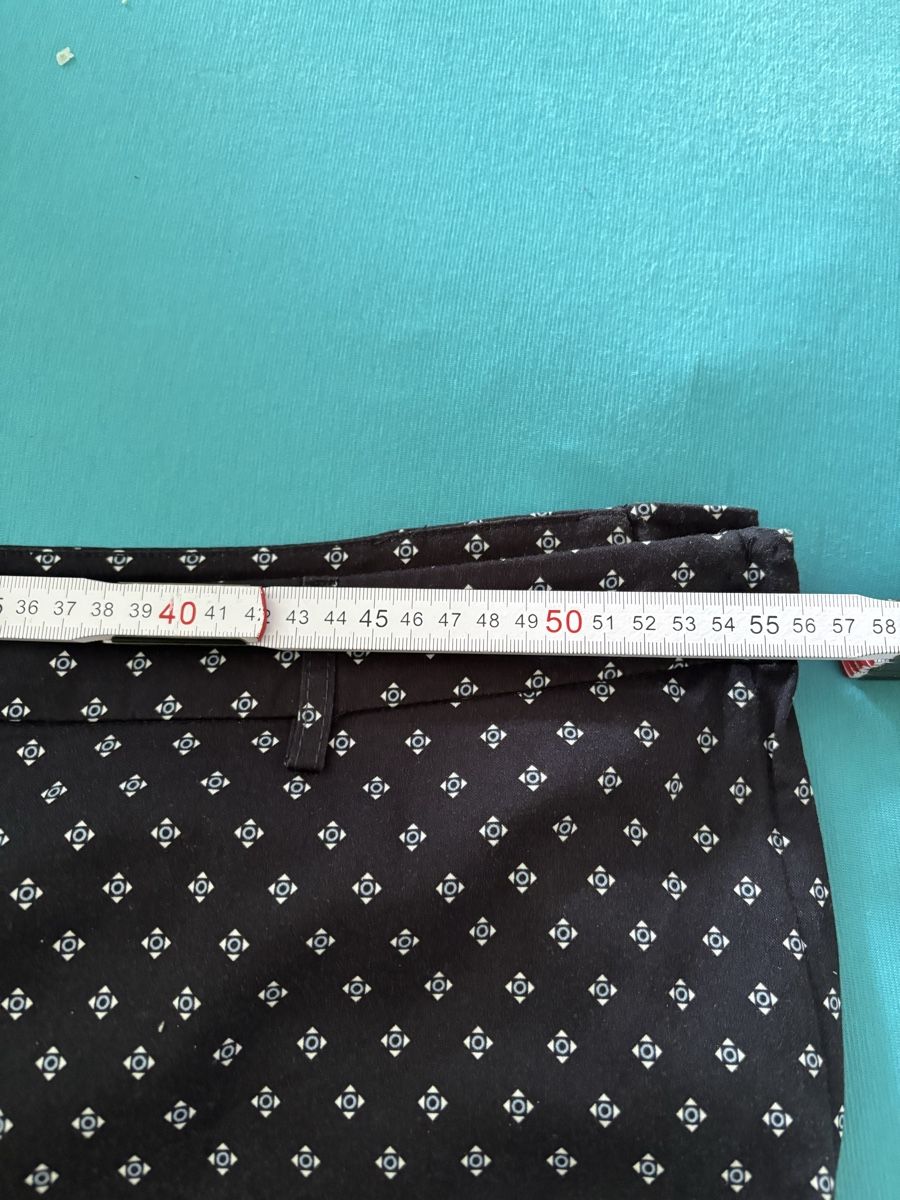 H&M Pantaloni: Dunkelblaue gemusterte Sommer Hose Grösse 52 – Nuovo (secondo la descrizione) da Wald AR venduto da bertli00 2