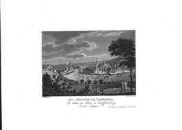 Laufenburg  Aquatinta von Mähly