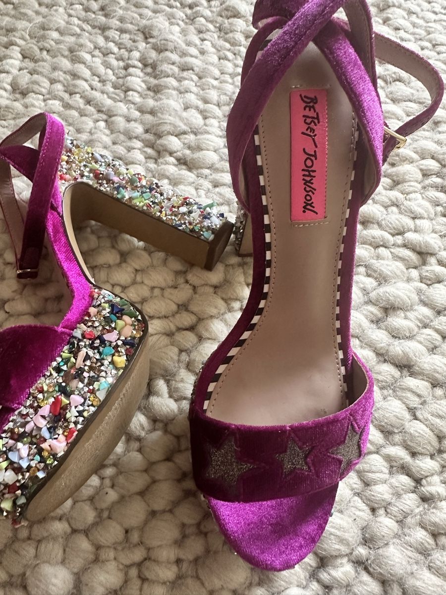 Scarpe da donna: STATEMENT SCHUHE MIT GLITZER ABSATZ – GR. 36 – Nuovo (secondo la descrizione) da Schaffhausen venduto da rot_yyy7 4