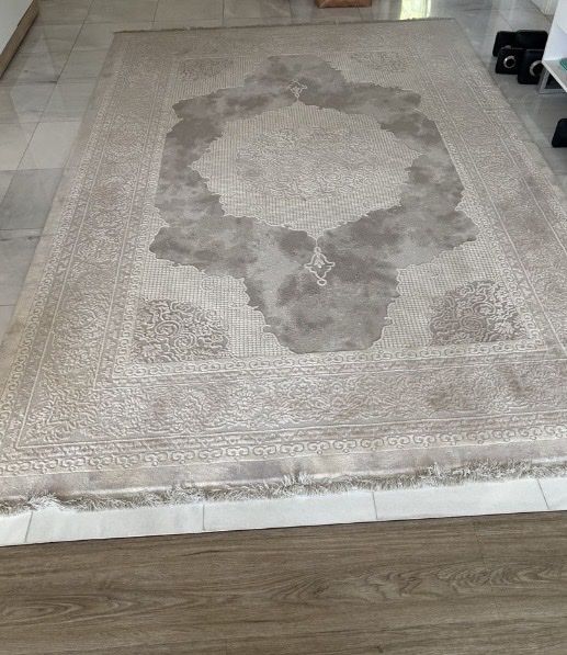 Tappeti: Eleganter Seide Teppich, grau - 190 x 295 cm, gebraucht – Usato da Bubikon venduto da nb_b8d9 1