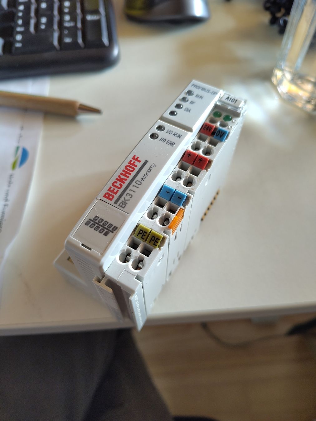 Beckhoff Componenti elettronici: beckhoff profibus bus Koppler bk3110 – Usato da Schötz venduto da MaAgner