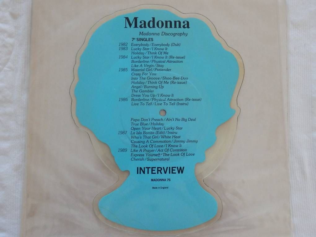 Dischi in vinile: Vinyle picture shape de MADONNA – Nuovo e nell'imballaggio originale da Hauterive NE venduto da Davidsonson 1