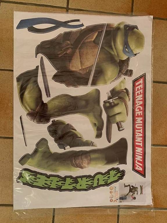 Sticker: Stickers géant Tortue Ninja 80cm – Usato da Cugy VD venduto da dianette81