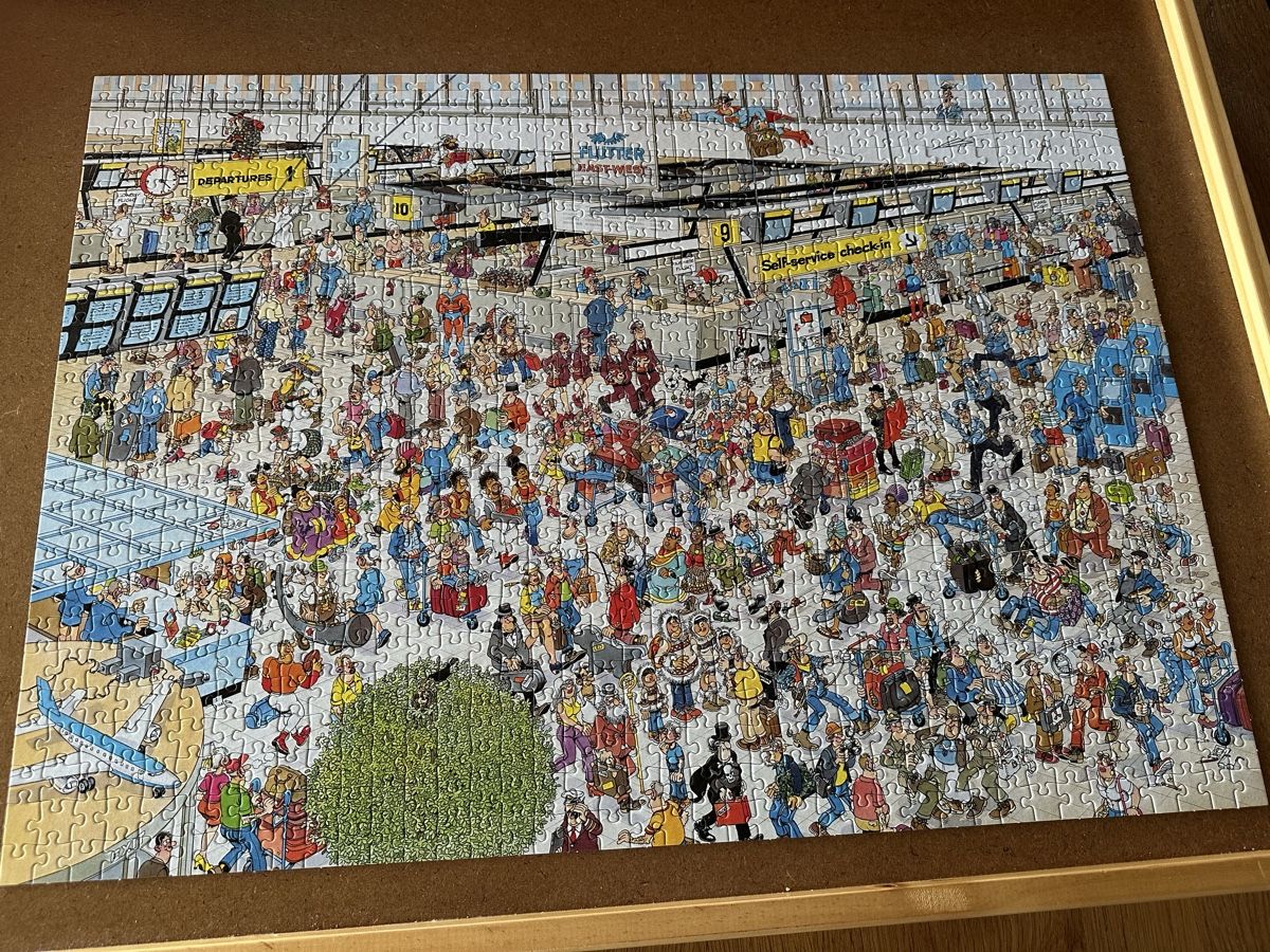 Puzzle: Puzzle Jan van Haasteren Flughafen – Usato da Ottikon venduto da lo99 1
