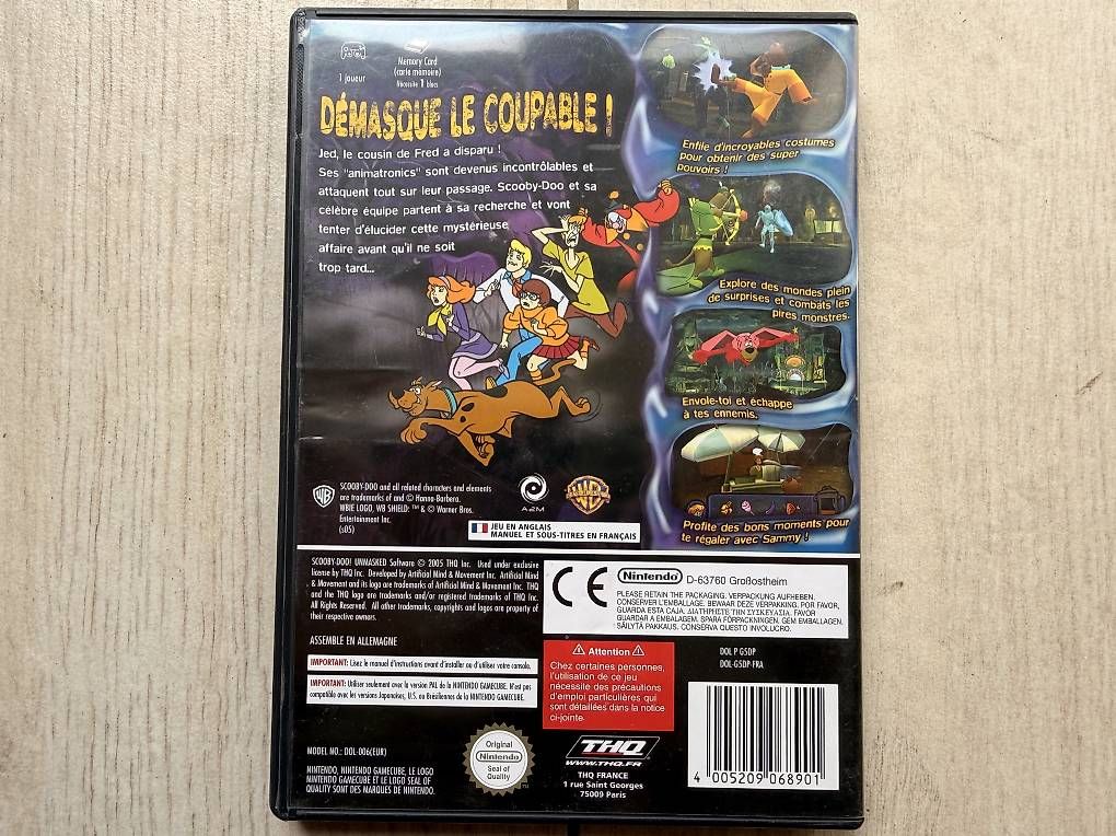 Giochi: Jeu Game Cube - Scooby Doo – Usato da Essertines-Yverdon venduto da clemesitpa 1