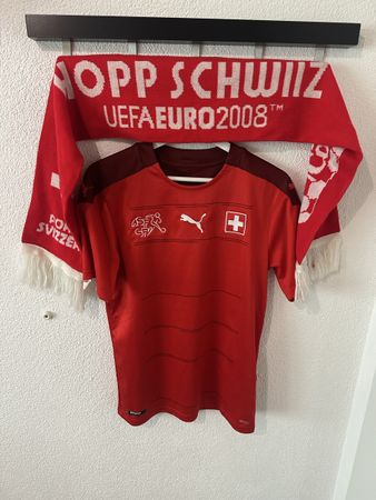 Schweiz Trikot mit Schal