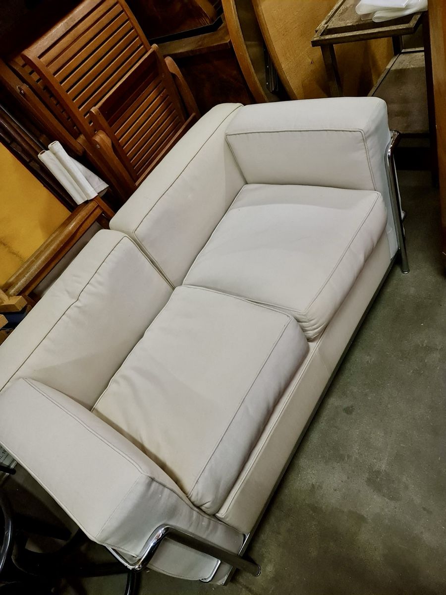 Le Corbusier Divani: 2er-Sofa Stoff Le Corbusier – Usato da Bern venduto da sinay01 3