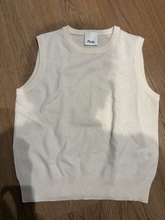 Allude vest in wool and cachemire 