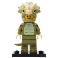 08  TRICERATOPS COSTUME FAN LEGO MINIFIGURE 71045 Serie 25