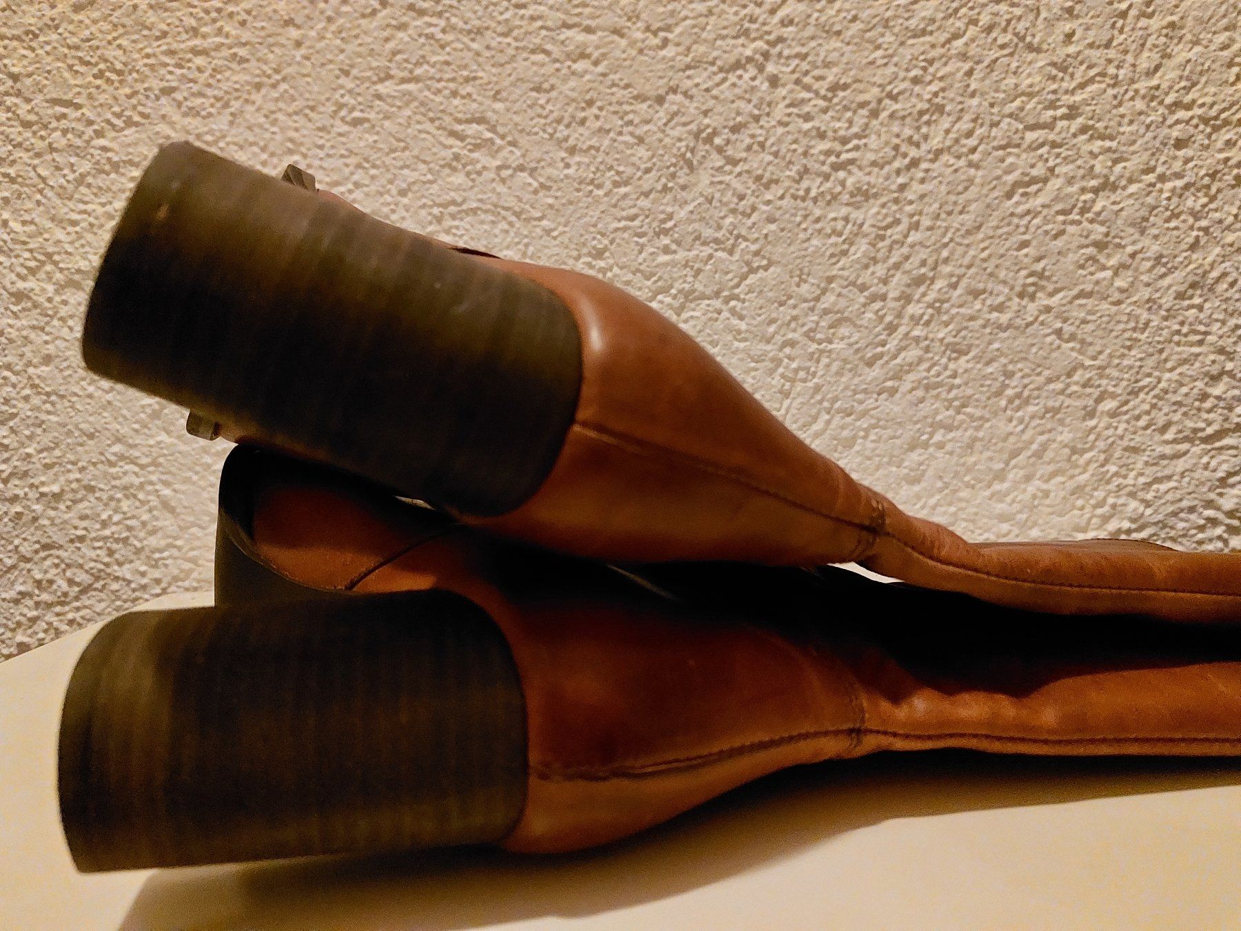 Lazamani Damenschuhe: Leder Cowboy-/Bikerboot von Lazamani Gr.39 – Gebraucht aus Horgen von Angel0010 4