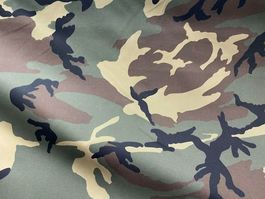 Tissu coton imprimé militaire