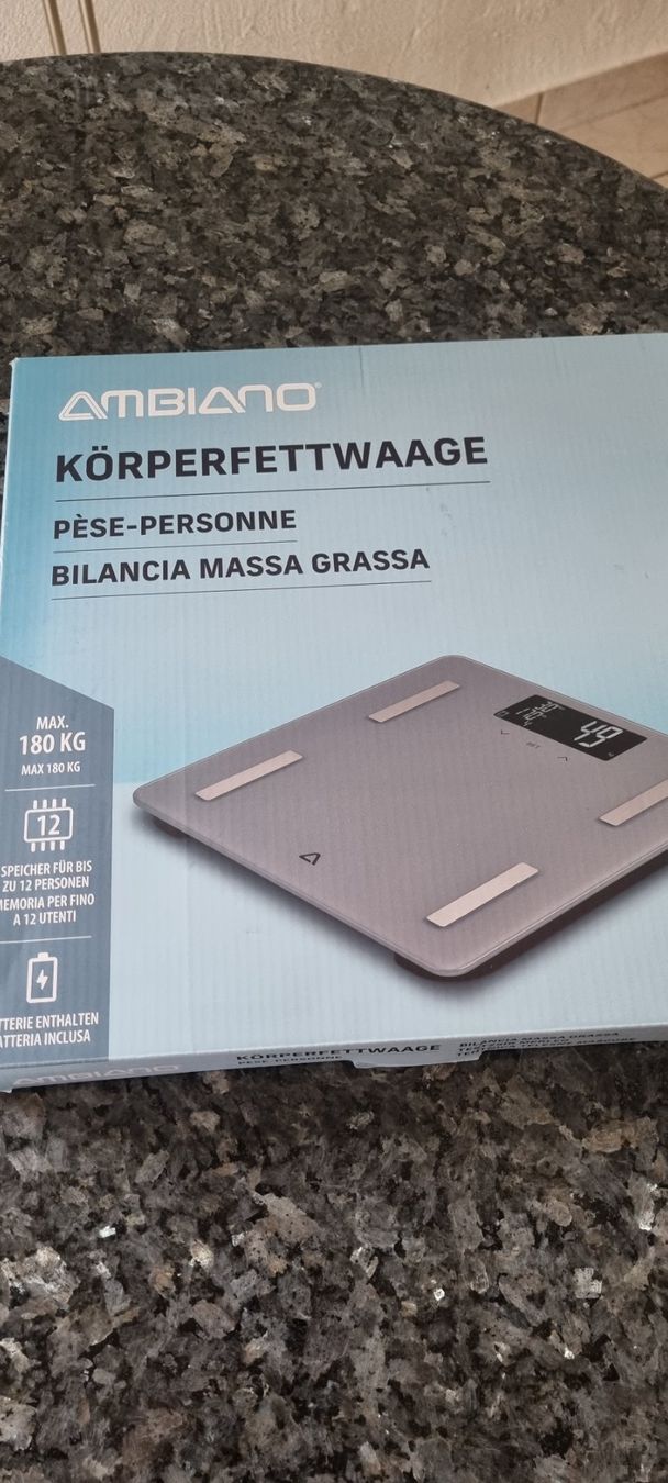 Bilance pesapersone: Ambiano Körperfettwaage - neu! – Nuovo (secondo la descrizione) da egliswil venduto da Maggy6 2