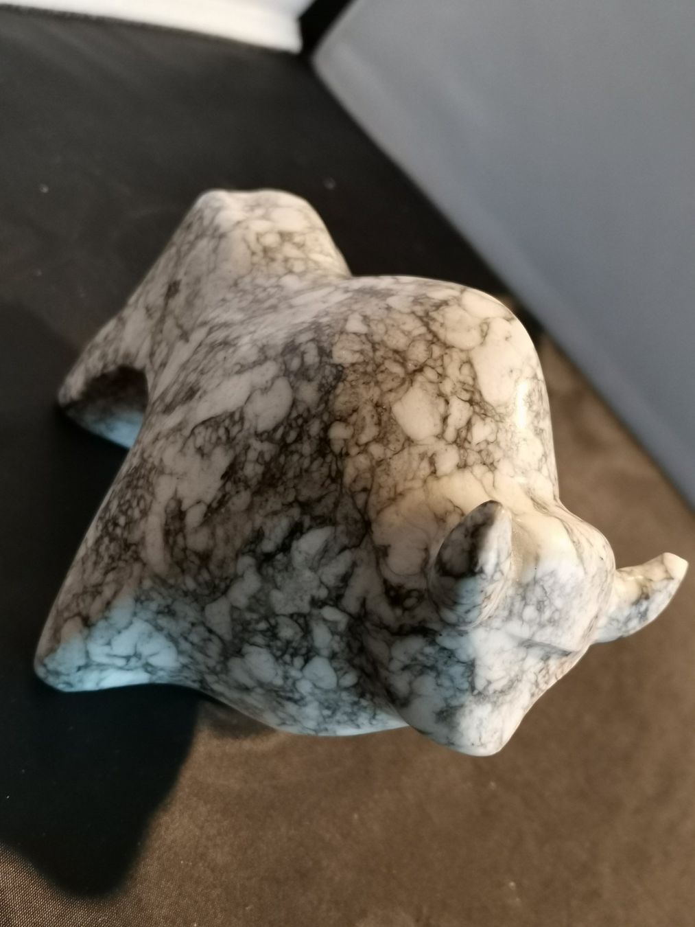 Skulpturen & Statuen: Bison Marmorgestein Skulptur – Gebraucht aus Suhr von Brocki-Suhr 5