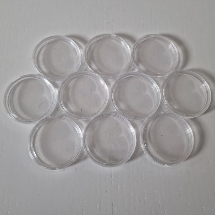10 Capsules Protectrices Pour Pièces De Collection - Or/Argent 14-62mm