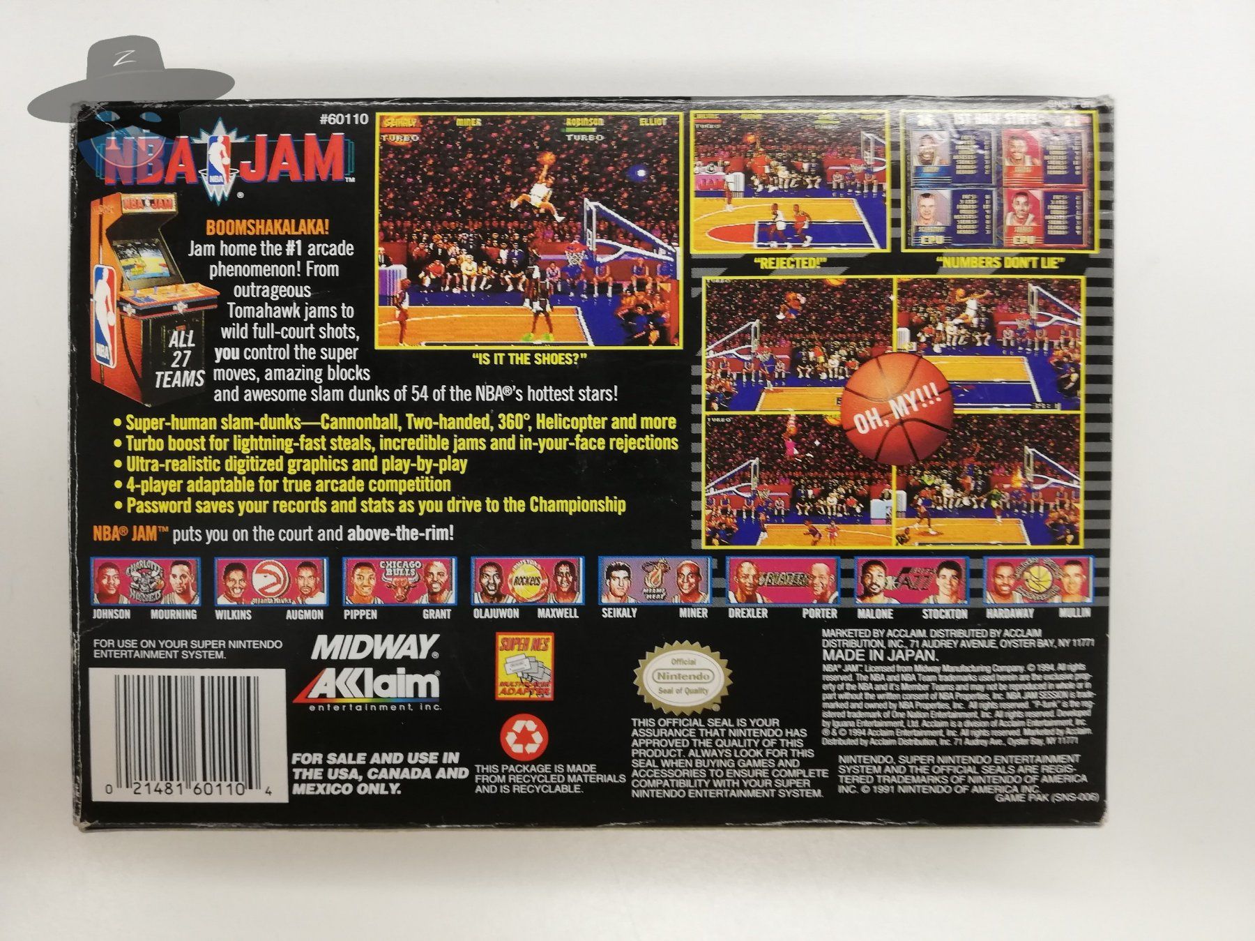 Nintendo Spiele: NBA JAM / USA NTSC-U / Super Nintendo SNES – Gebraucht aus St. Gallen von zorro_dc 1
