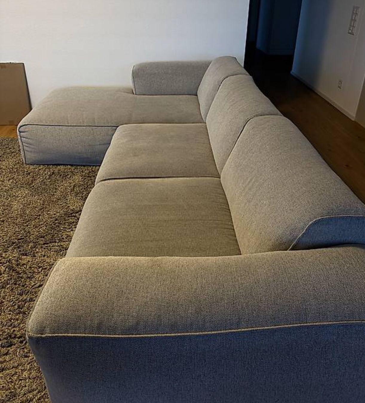 Sofas: Ecksofa Stoff grau guter Zustand – Gebraucht aus Rain von ValeHae