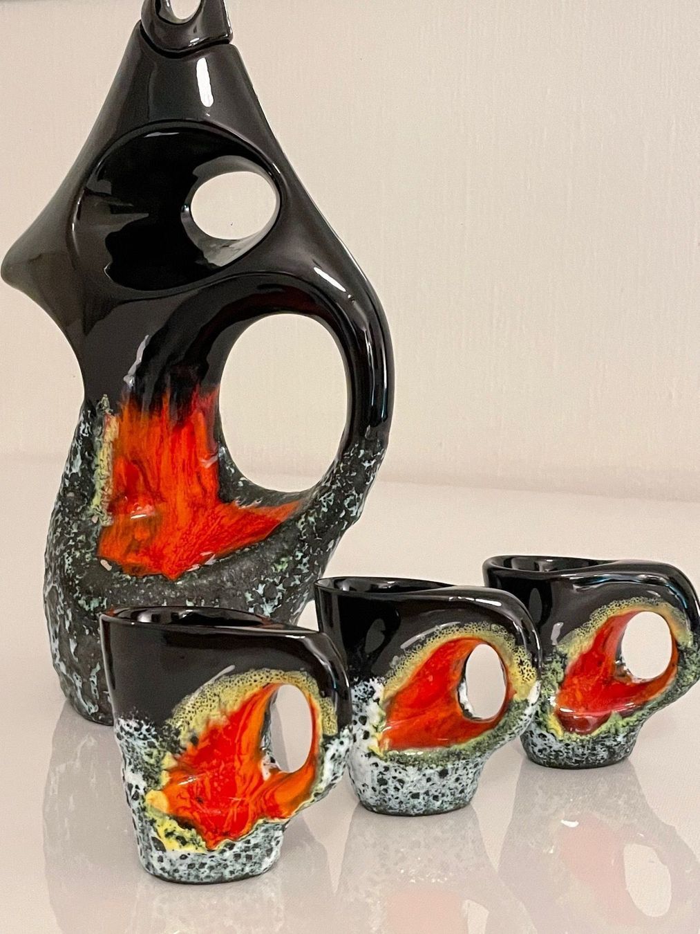 Tazze: Vallauris service a café design 6 tasses – Usato da Nyon venduto da stylevintage79 1
