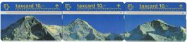 Taxcards P-24 bis P-26, Eiger, Mönch und Jungfrau