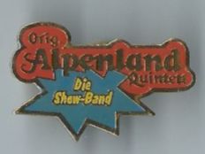 Orig. Alpenland Quintett Pin "Die Show-Band"