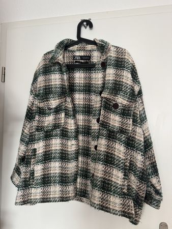 Zara Jacke Overshirt, Gr. L, kariert, top Zustand für Herbst