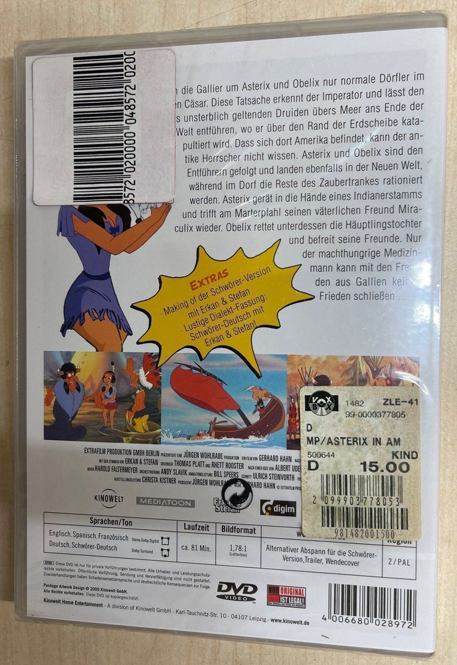 Tutti i DVDs: Asterix in Amerika - (DVD) – Nuovo e nell'imballaggio originale da Oftringen venduto da Vucki 1