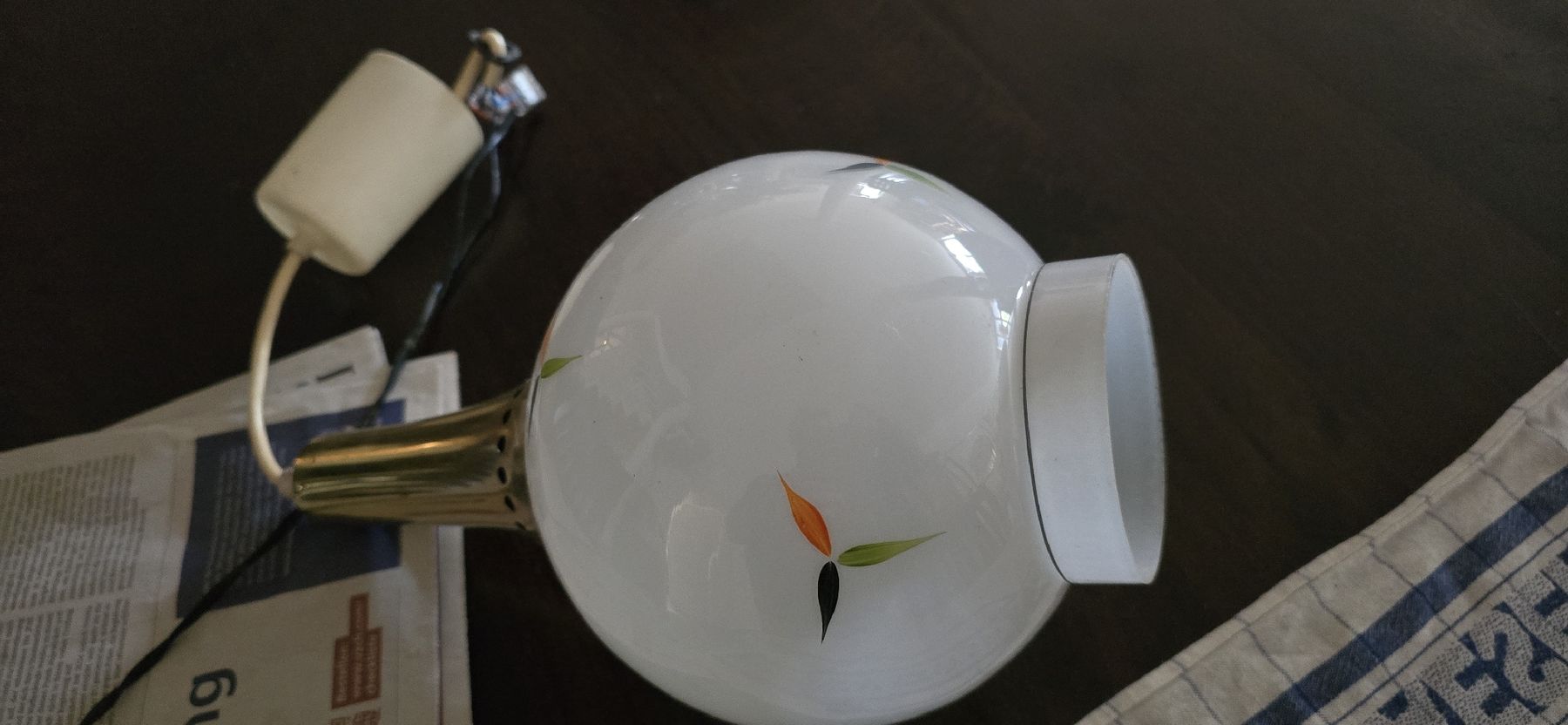 Lampadari & plafoniere: Retro Lampe, Vintage Deckenlampe mit Muster, 60er – Usato da Basel venduto da Jcva 8