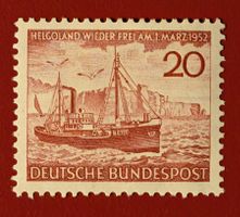 DEUTSCHLAND 152 HELGOLAND WIEDER FREI 1952** POSTFRISCH