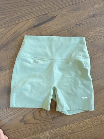 Nike One women's shorts light green size M new