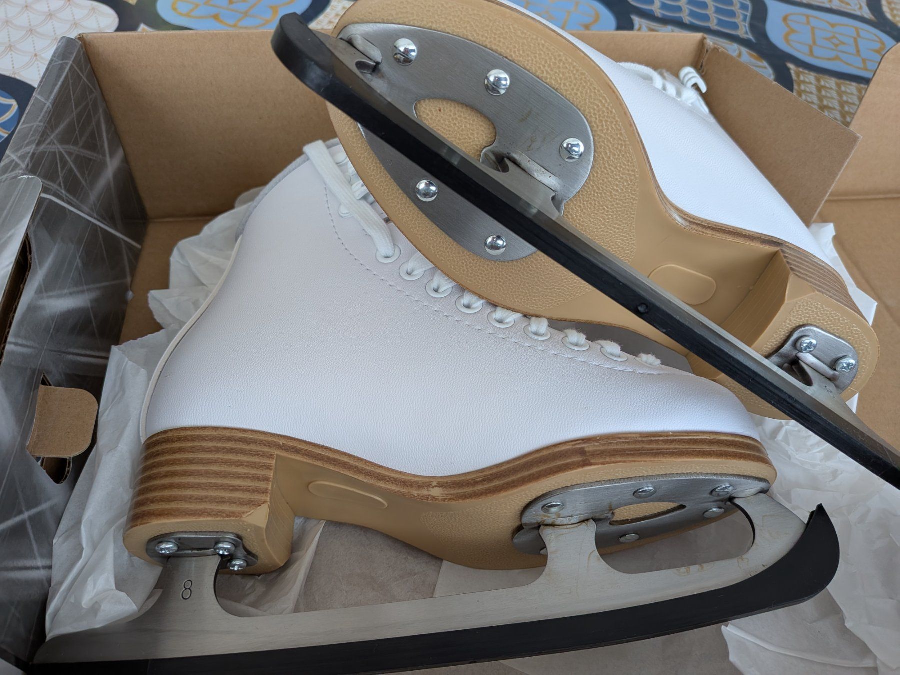 Pattini da ghiaccio: Schlittschuhe kinder Weiss – Usato da Zürich venduto da jdu_lk6f 5