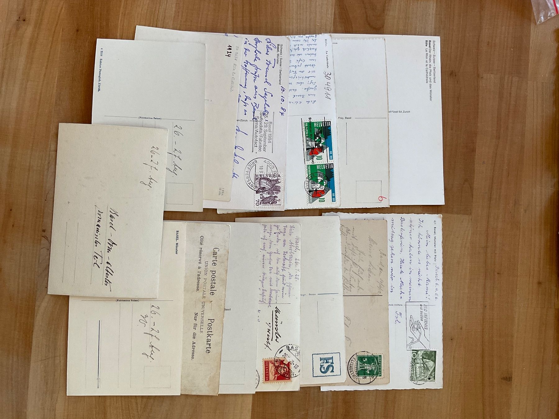 Cartoline postali: AK von Basel Münster – Usato da Rümlang venduto da Kartenpost1 1