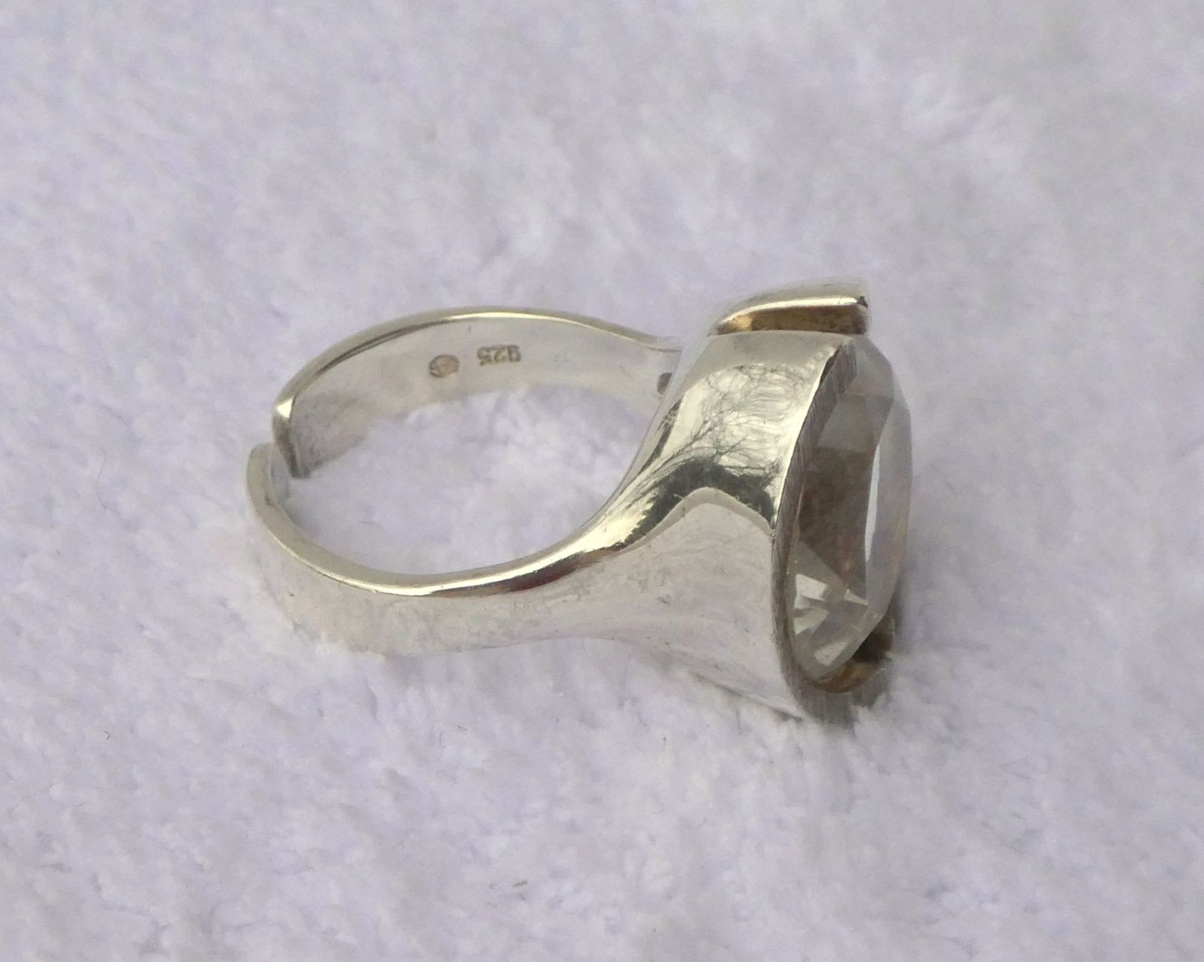 Anelli: Silberring Fingerring Ring 925er Kristall – Usato da Frauenfeld venduto da Astra13 3