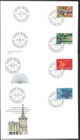 4 FDC 505-508 Serie Einzelmarken ET Bern 17.2.1972