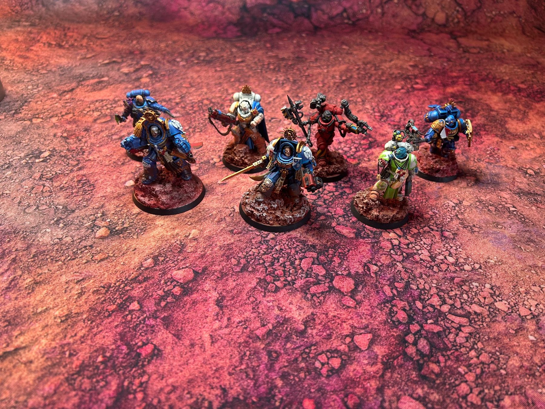 Kit di modellismo & Modellini statici: Warhammer 40k Space Marines Ultramarines - Armée Peinte! – Usato da Mont-Soleil venduto da loi_k58f 2
