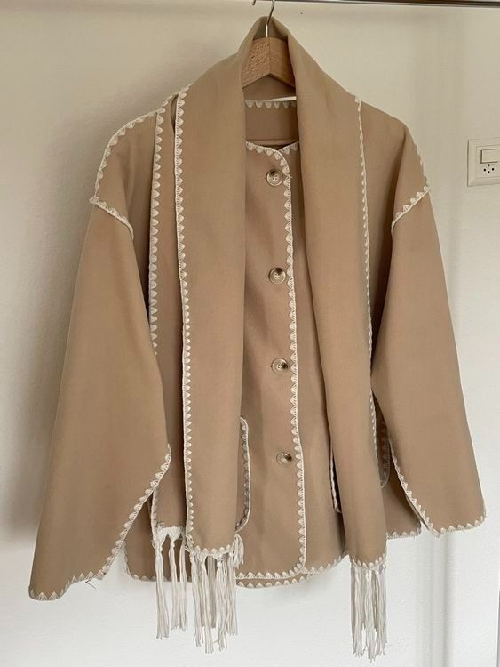 Giacche: Beige Fransenjacke S – Usato da Bern venduto da Alea6892 3