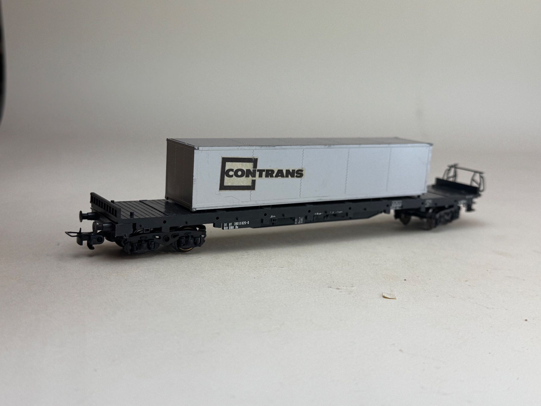Liliput Trains électriques: EB- Liliput Containerwagon Contrans Container 40 Ft. – D'occasion à Elm par Wikmtz