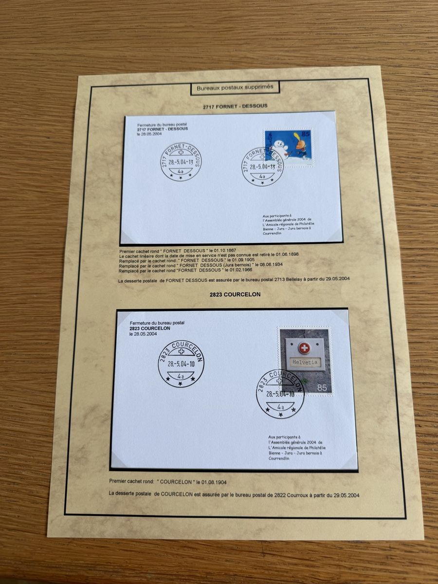 Tutti i francobolli: 13 FDC Sonderbriefe Schweiz – Usato da Murgenthal venduto da Tina_4055