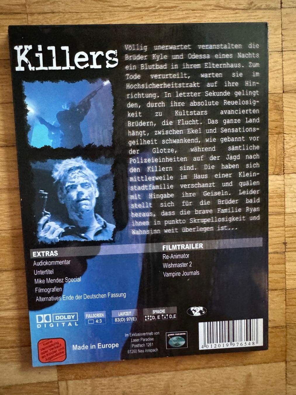Alle DVDs: KILLERS MIKE MENDEZ (DVD) – Gebraucht aus Basel von san_2qlq 1
