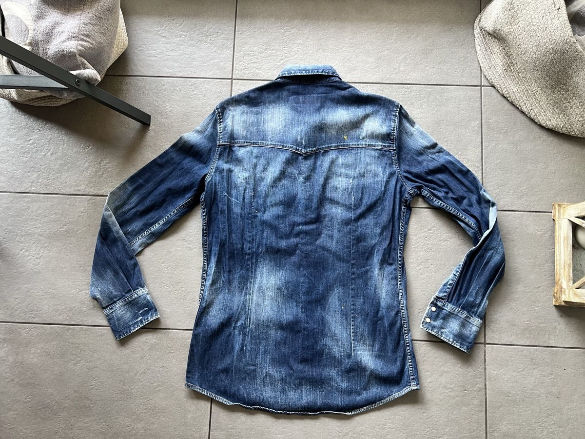 Dsquared2 Chemises: Dsquared2 camicia patch jeans uomo – D'occasion à Mendrisio par fly_9wzx 3