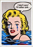 Death NYC Ltd Ed Pop Art Druck " Roy Lichtenstein Monroe