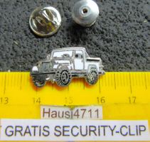 JEEP WRANGLER 4x4 AUTO PIN ENAMEL MIT SECURITY-CLIP DAZU