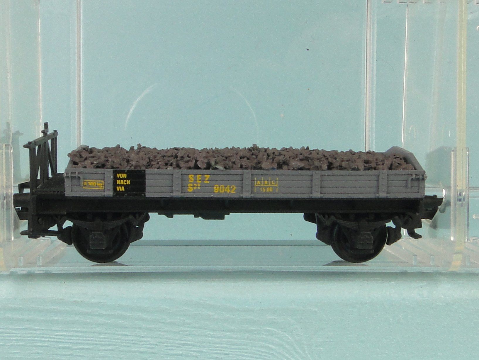 Modellini di ferrovie: Ruco 1010 SEZ Flachwagen, NEU – Usato da Bülach venduto da cann11