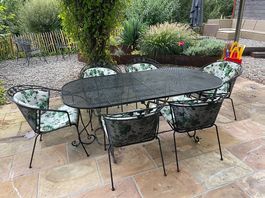 Royal Garden Gartenset, Tisch und 8 Stühle, Metall