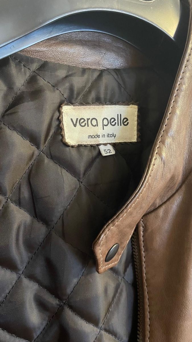 Vera Pelle Giacche: Lederjacke VERA PELLE braun Gr. 52  – Usato da Neukirch (Egnach) venduto da sil_88cz 2