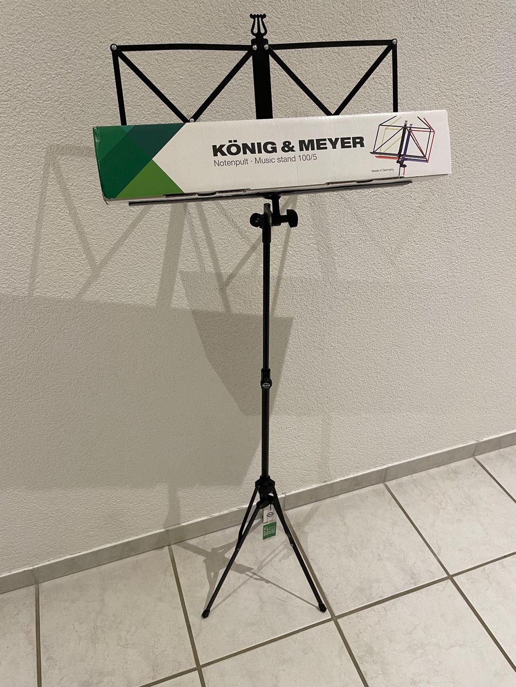 König & Meyer Instrumenten-& Notenständer: Notenständer, -Pult, König&Meyer, 100/5 – Gebraucht aus Seengen von swossi
