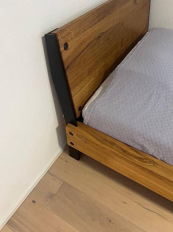 Betten: Balkenbett Eichen Massivholz – Gebraucht aus Braunau von matt-h0 2