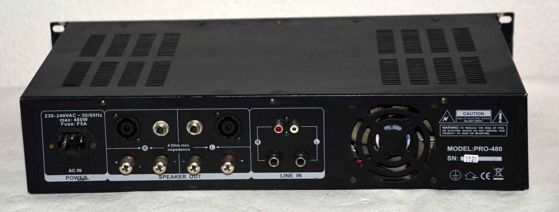 Amplificatori: Skytec Pro 480 Power Amplifier – Usato da Collonges venduto da arashee 2